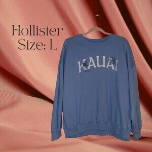 Hollister “Kauai” Graphic Crewneck Sweatshirt | Size L